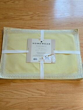 Homewear Pastel Yellow Placemat Set